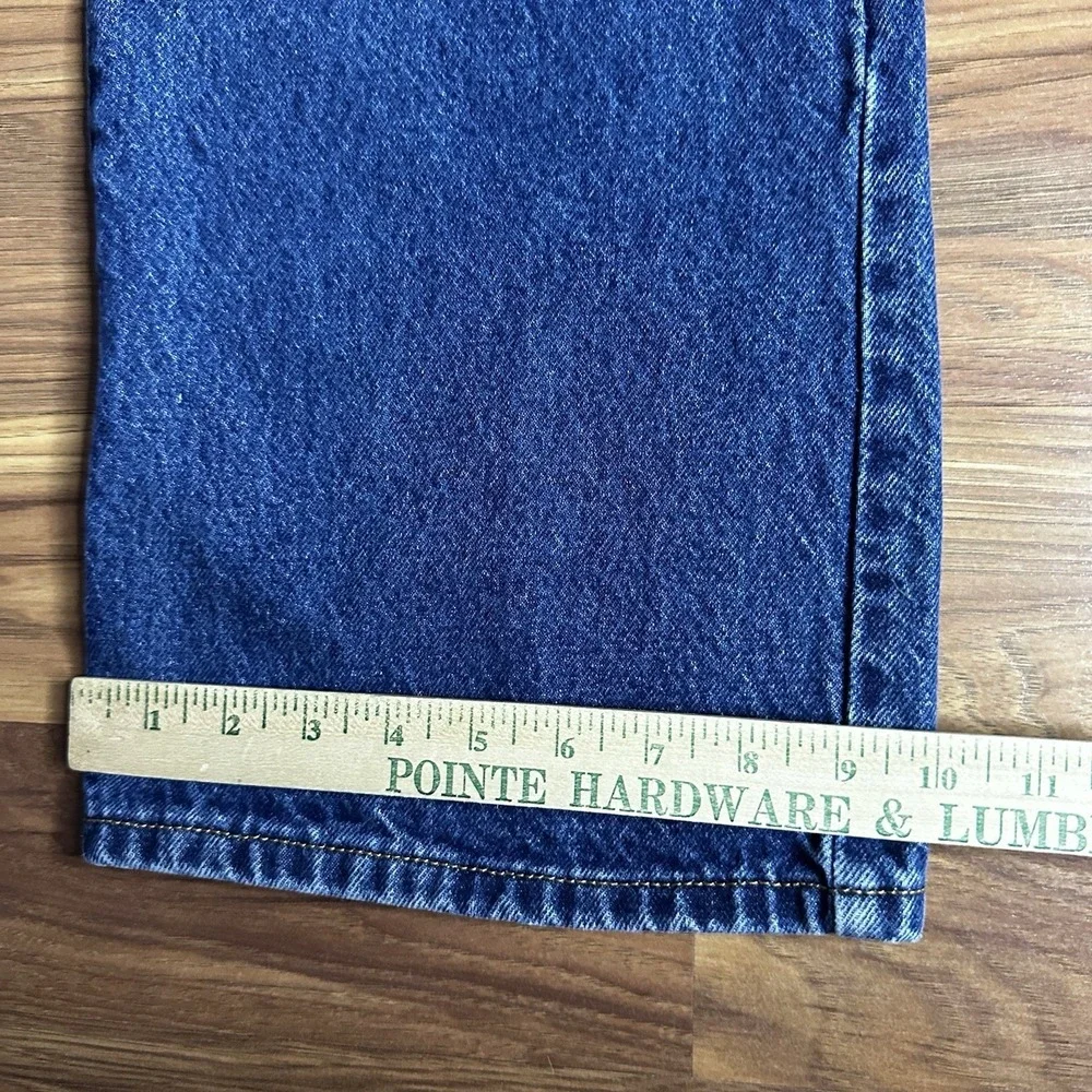 Vintage Y2K Levis 517 Bootcut Jeans Mens 38x32 Dark Wash Red Tab Western Cowboy
